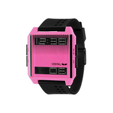 Vestal Digichord Black Hot Pink Negative Watch