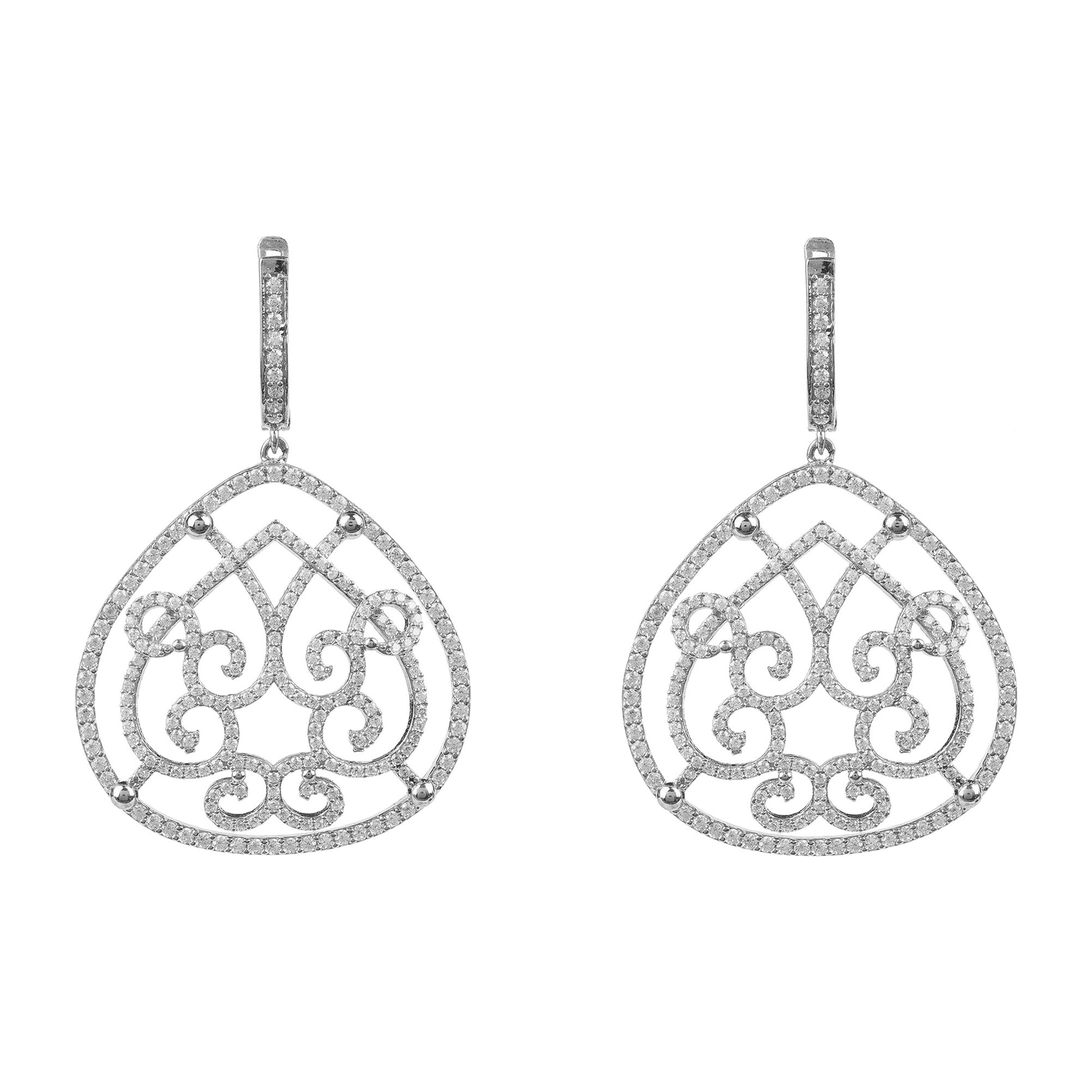 Maria Sterling Silver Statement Earrings
