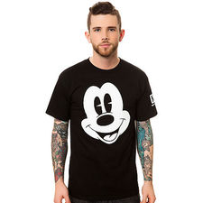 The Mickey Face Tee in Black