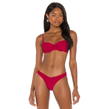  Capri Sea Underwire Bikini Top in Ruby 