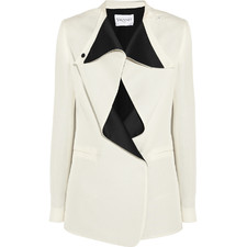 VionnetDraped crepe jacket