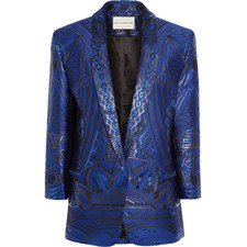 Mary KatrantzouMidnight metallic jacquard jacket