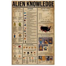 Alien Knowledge 16x24 Poster 