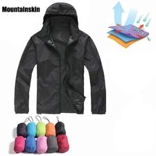 Men Women Quick Dry Hiking Jackets Waterproof Sun-Protective
