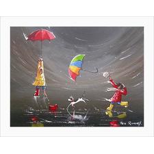 Modern Abstract Painting Windy Day Canvas Decor Oil Painting (hand painted)