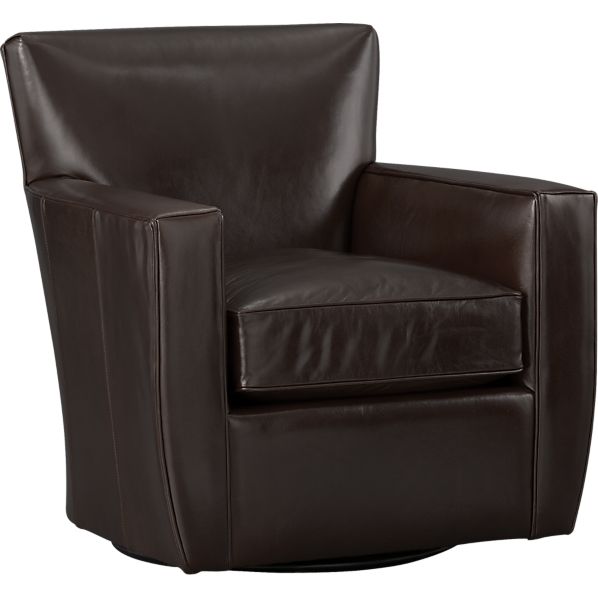 Streeter Leather Swivel Chair