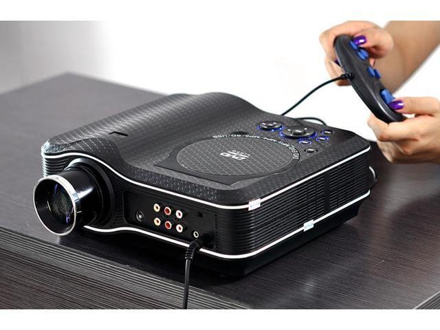 LED projector with DVD play...