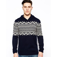 River Island Knitted Sweater With Hood