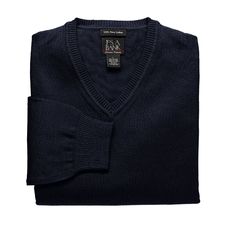 Signature Pima Cotton V-Neck Sweater - Jos. A. Bank