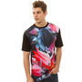 The Tropical Flwr Tee in Black - Defyant Clothing