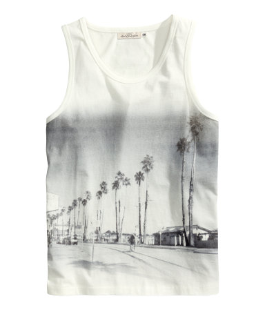 Tank Top with Printed Design | H&M
