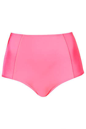 Pink High Waist Bikini Pants