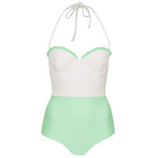 Box Pleat Swimsuit