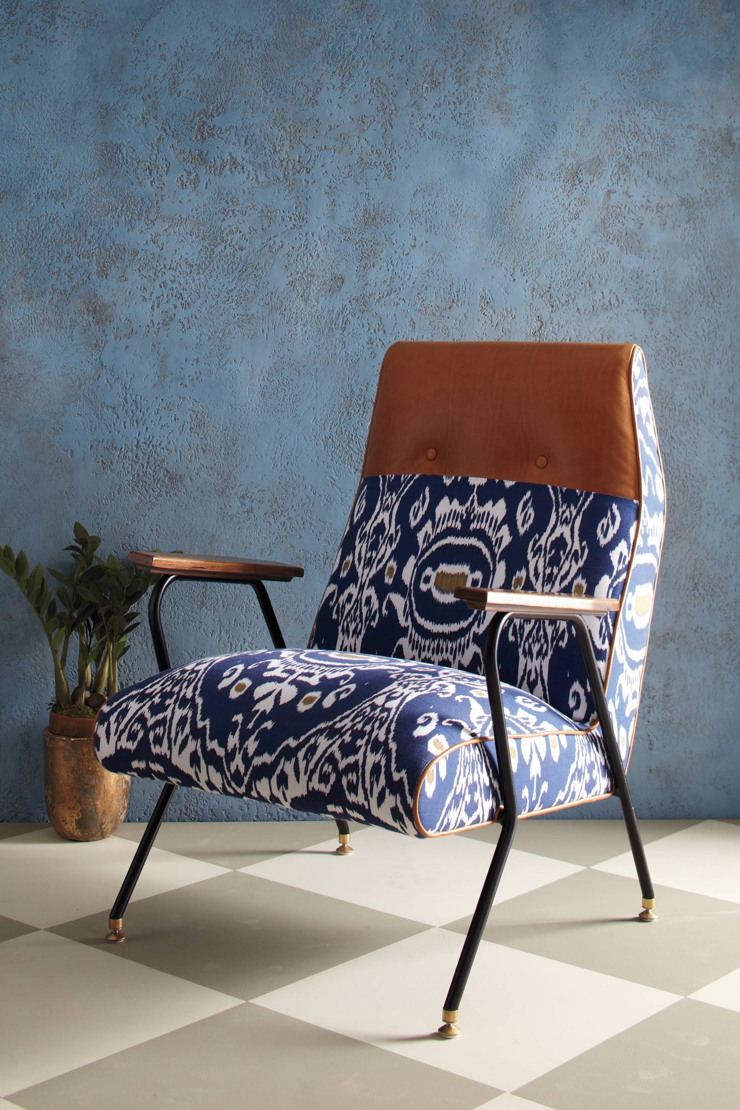 Midnight Ikat Chair  - anth...
