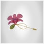Preserved Orchid Stick Pin
