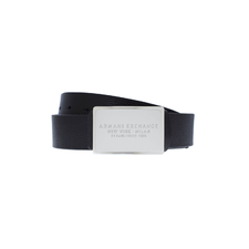 Logo Plaque Belt - New Arrivals - Accessories - Armani Exchange