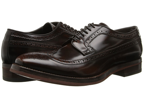 Alexander McQueen Gable Laced Up Brogue w/ Red Sole Brown - Zappos.com 