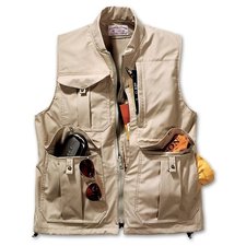 Filson Vest Outerwear Vests Green 10060 GN Cover Cloth Travel Vest