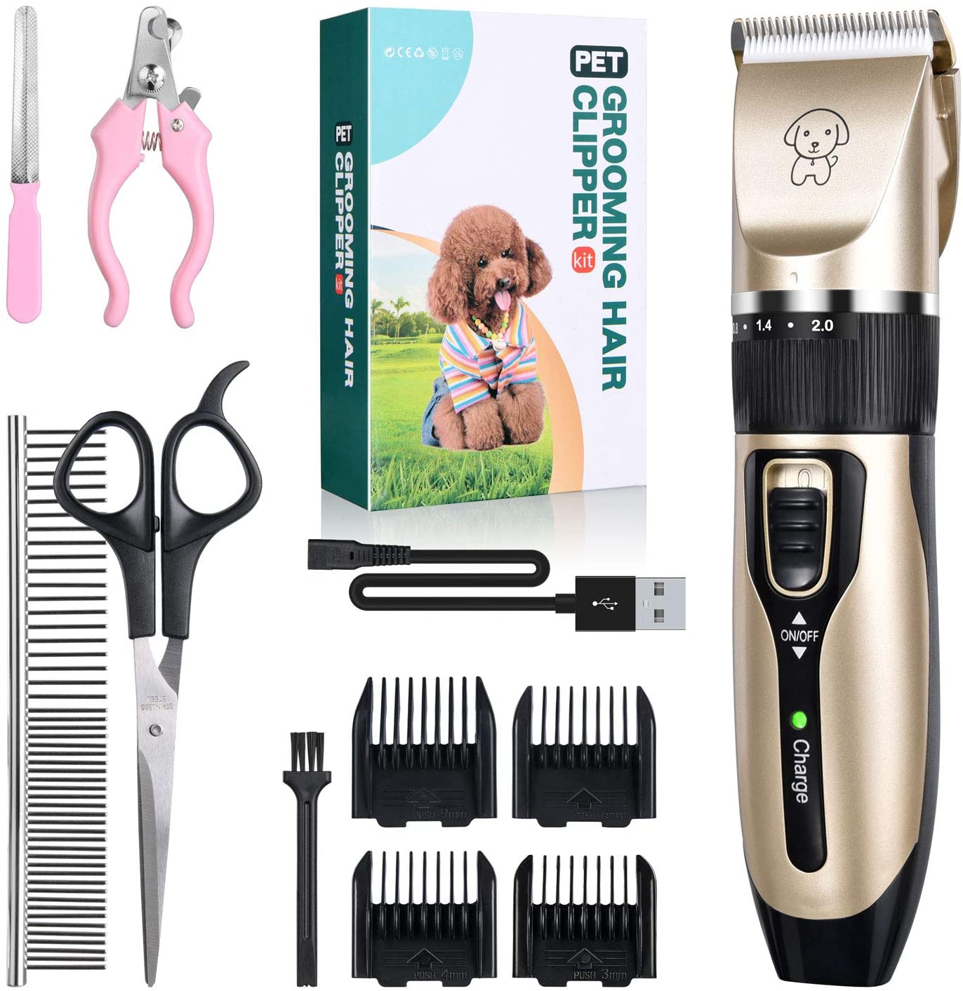 Dog Shaver Clippers Low Noi...