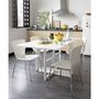 Span White Gateleg Dining Table