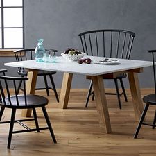 Riviera Square Marble Top Dining Table