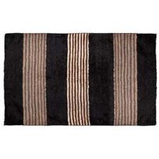 Vintage Striped Turkish Siirt Blanket Kilim Rug 3'10'' X 6' (117 x 184 Cm)