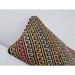 Rustic Kilim Throw Pillow C...