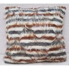 Natural Color Shaggy Rug Pillow Cover,Area Rug Shag Body Pillow Case 16'' X 16''