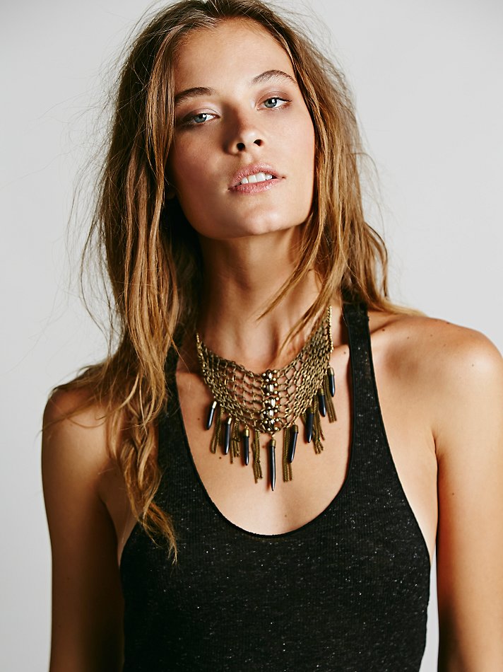 Free People Chainmail Collar