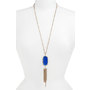 Kendra Scott 'Rayne' Stone Tassel Pendant Necklace | Nordstrom