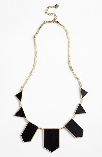 House of Harlow 1960 Leather Station Necklace | Nordstrom
