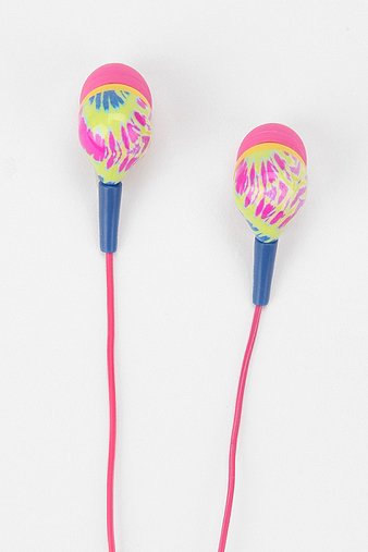 Tie-Dye Earbud Headphones