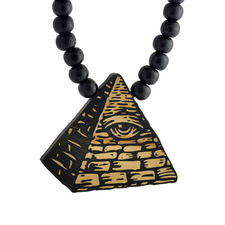 All Seeing Eye of GOD Wood Pendant by SwaggWood