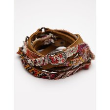 Free People Tapestry Double Wrap Belt