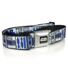 Buckle Down Star Wars Blue & White R2-D2 Seatbelt Buckle Web Belt