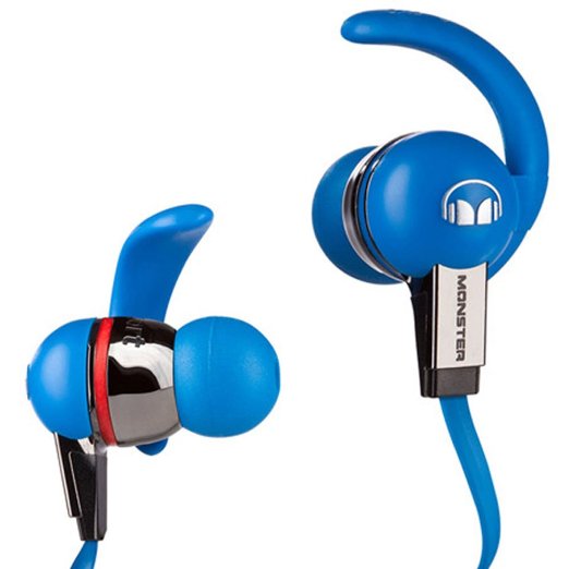 Monster iSport Immersion In-Ear Headphones with ControlTalk, Blue
