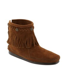 Minnetonka Back Zip Ankle Boot