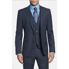HUGO 'Arant/Won/Hixby' Extra Trim Fit Three-Piece Dark Blue Suit | Nordstrom