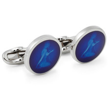 Paul Smith Accessories - Naked Lady Enamelled Metal Cufflinks