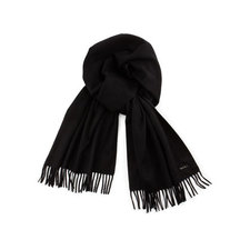 Loro Piana Men's Grande Unita Cashmere Scarf, Black