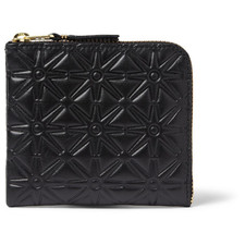 Comme des Garçons Half-Zip Embossed-Leather Wallet