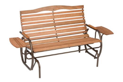 Jack Post CG-12Z Country Garden Double Glider with Trays, Bronze