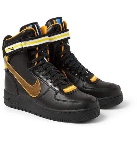 Nike   Riccardo Tisci Air Force 1 Hi Leather Sneakers
