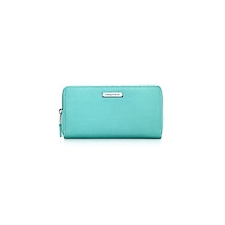 Tiffany & Co. | Item | Zip continental wallet in Tiffany Blue® grain leather. More colors available. | United States