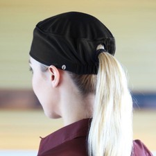 Total Vent Chef's Beanie, Ponytail Opening