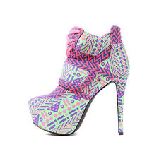 The Swag Shoe in Lime Multi