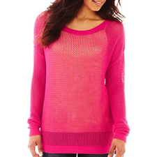 i jeans by Buffalo Mesh Sweater - jcpenney