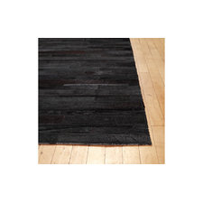 Thin Strip Cowhide Rug - 5.5 x 8.5