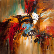 Moe's Home Collection Fantasy Painting Print on Canvas