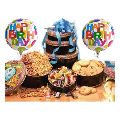 Birthday Goodies Tower